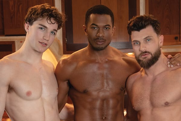 Sean Xavier, Hazel Hoffman, and Heath Halo for Naked Sword